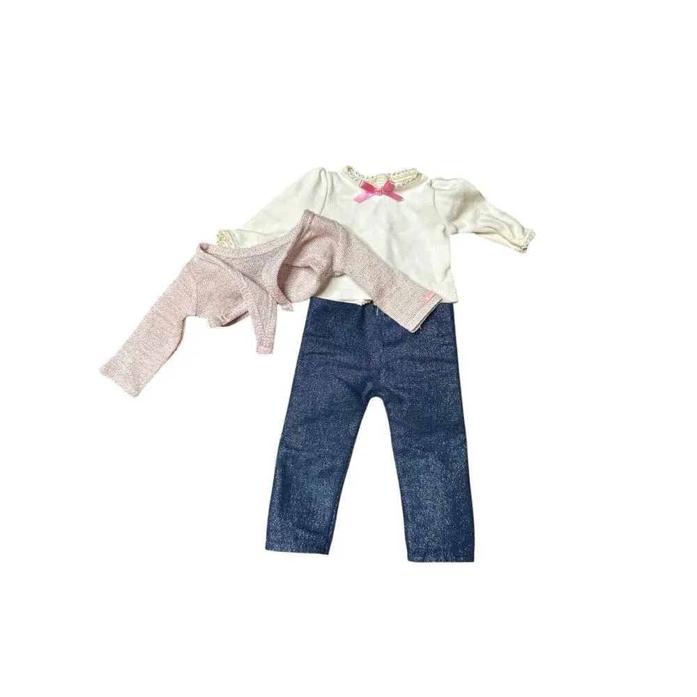 American Girl Doll Outfit 3-Piece Set Sweater Top & Pants | Historical Style